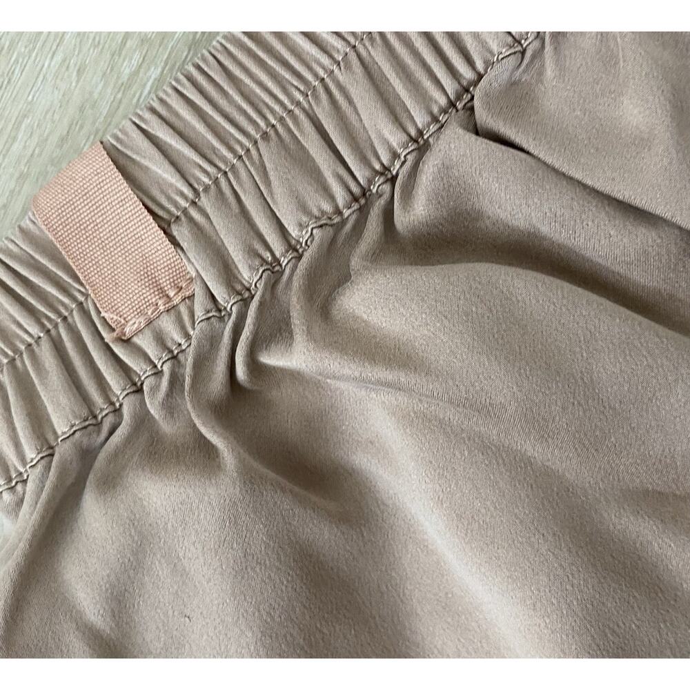 Lunya Washable Silk Tulip Back Pajama Set S Otium Tan Luxury Loungwear Comfy - Picture 8 of 16